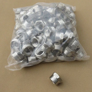 Generic Bar Production Stainless Steel 316 Pipe Hex Bushing Reducer Fittings 3/4" Male x 1/2" Female NPT Fuel Water Boat