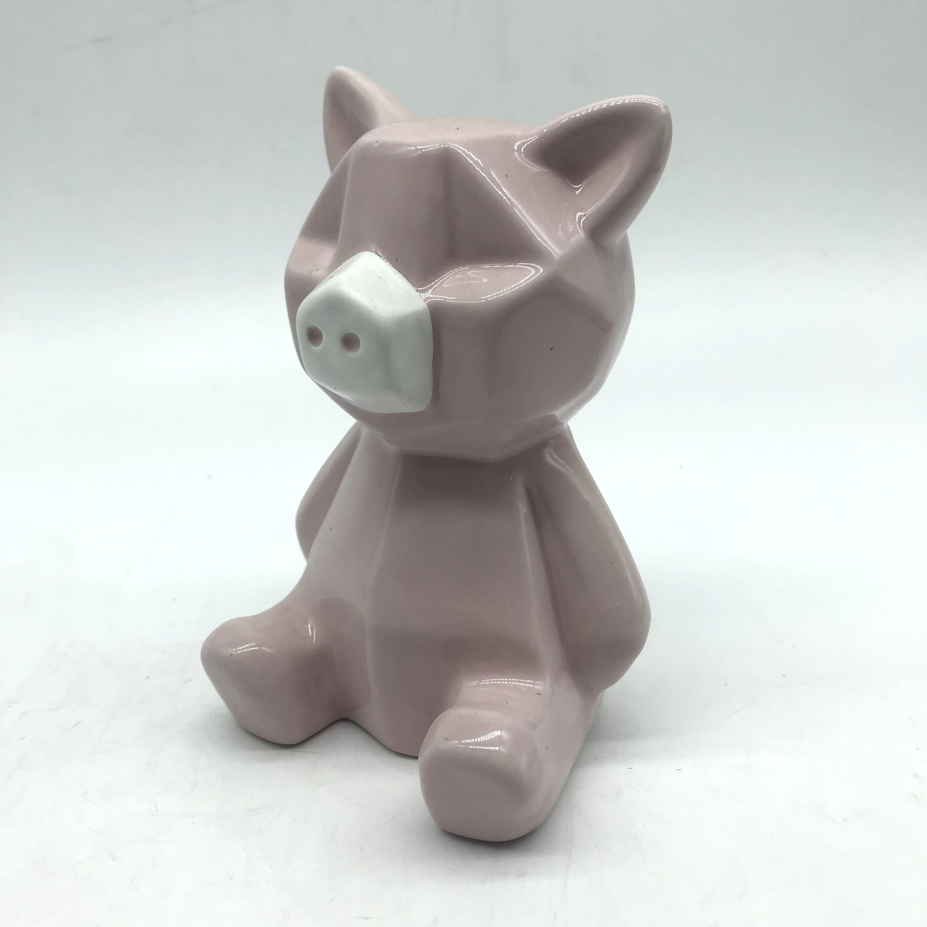 geometric winnie the pooh piggy bank custom ceramic piggy bank gift