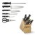 Import Germany Wusthof Kitchen Cutting Tools 5Cr15 Natural Hardwood 8pc Knife Block Set from China