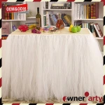Girl Princess Party Baby Shower/Wedding/Birthday Tutu Table Skirts Tutu Table Cloth
