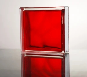 Glass Brick 190*190*80mm clear Glass block Transparent Square Color Hot Melt