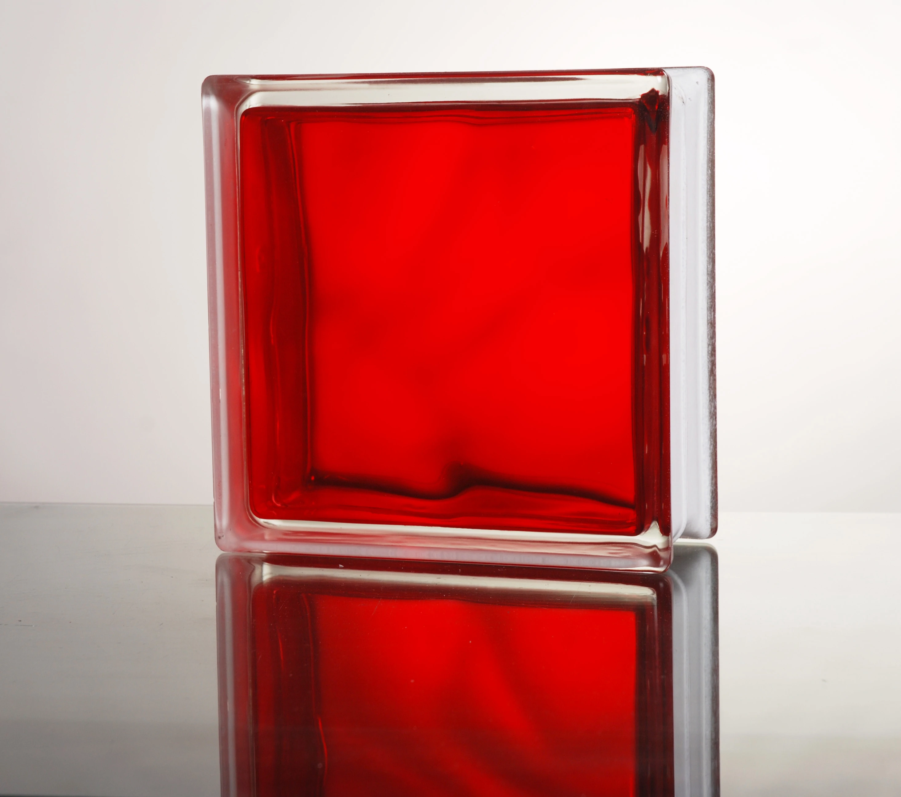 Glass Brick 190*190*80mm clear Glass block Transparent Square Color Hot Melt