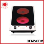 Glass ceramic pan electric commercial induction cooker, Built-in 4 burner induction cooker GH-HL004