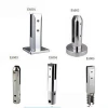 Glass clip frame balustrade stainless steel holder zinc alloy glass clamp for balcony / stairs / decking