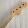 Gloss Canadian maple 20 fret JB bass neck part maple fingerboard 4 string bass guitar  neck replacement 38mm nut