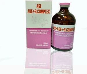 GMP, Vitamin AD3E B Complex injection for veterinary medicine/cattle/animal/pigs (ASIFAC)