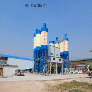 Gold manufacturer supply 90 cubic meters per hour concrete batching plant for hot sale