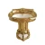 Import Gold retro bathroom sink Luxurious pedestal wash basin from China