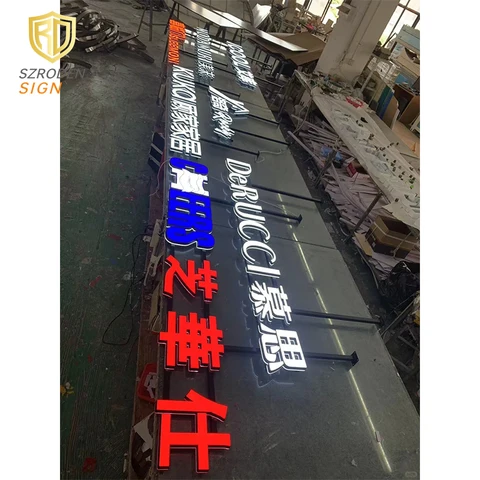 Buy Grandview Custom Indoor Decor Brass Letter Solid Metal Logo Letter ...