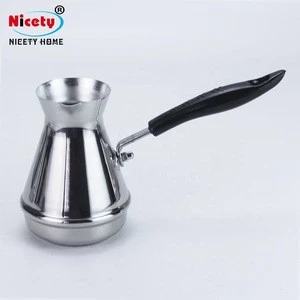 Gravy butter melting Sauce Warming Pot stainless steel Turkish Coffee Pot with pouring spout and handle