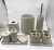 Import Grey sandstone resin Hotel accessory bathroom set from China