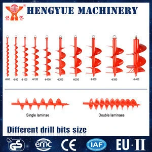 ground drill earth drilling machine and auger drilling machine hole digging tools