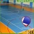 Import Guangdong indoor volleyball court sports floor mat,synthetic plastic floor volleyball from China