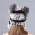 Import Hand-stitched rex rabbit fur hat with elastic fox fur hat women warm winter hat from China