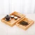 Import Handles Design Four Styles Bamboo Wood Serving Tray Set from China
