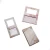 Handmade marble empty magnetic eye shadow/eyeshadow palette case packaging  with mirror