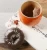 Import Handmade Pumpkin shape Ceramic Milk Coffee Mug Tea Cup With Filter Layer from China