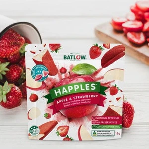 Happles Apple Raspberry or Apple Strawberry Dried Fruit Snack