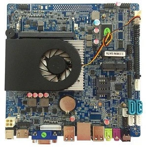 Haswell-U 4th i3 4010U/i5 4200U/i7 4500U CPU Mini ITX motherboard with thin cool fan RRD3 8GB  Elsky QM9400