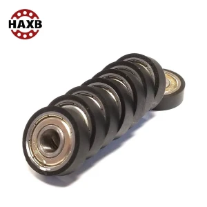 HAXB 608 608zz nylon plastic roller wheel ball bearing ceramic ball plastic deep groove ball bearing