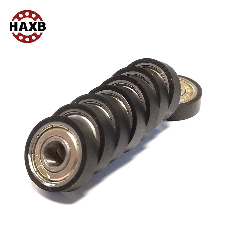 HAXB 608 608zz nylon plastic roller wheel ball bearing ceramic ball plastic deep groove ball bearing