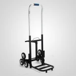 Heavy duty metal hand truck 6 wheel tool cart with trailer