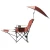 Import Heavy Duty Portable Folding 150kg Camping Chair Outdoor Beach Fishing Picnic Camp With umbrella SPF 50+ from China