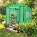 Heavy Duty UV Protected Plastic Tomato Greenhouse Benches Frame With Net Cover For Garden Eco-Friendly