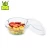 Import High borosilicate  transparent microwave glass casserole with glass lid from China