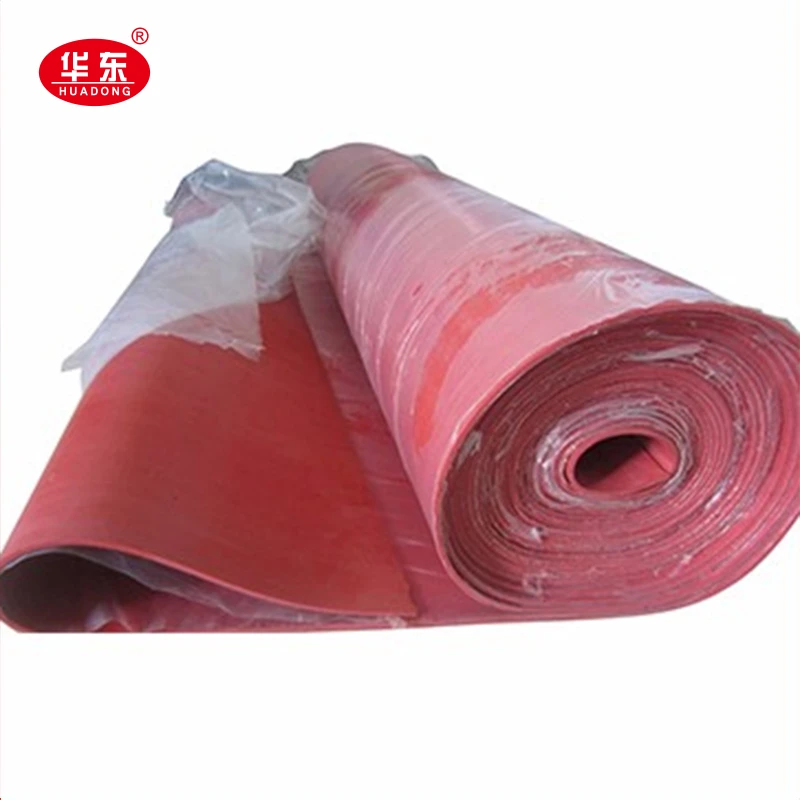 High Elasticity High Tensile Strength Tear Resistance Soft Red Natural Rubber Sheet