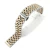 Import High End Butterfly Clasp Solid 304 Stainless Steel Smart Watch Band Seven Beads Band Watch Strap Watch from China