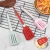 High Heat Resistant 9 inch Silicone Stainless Steel Spatula Tip Serving Tongs with Locking Handle