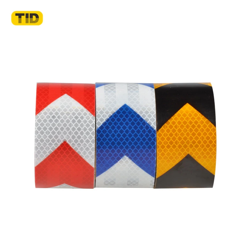 High Intensity Black&Yellow Arrow Safety Reflective Tape