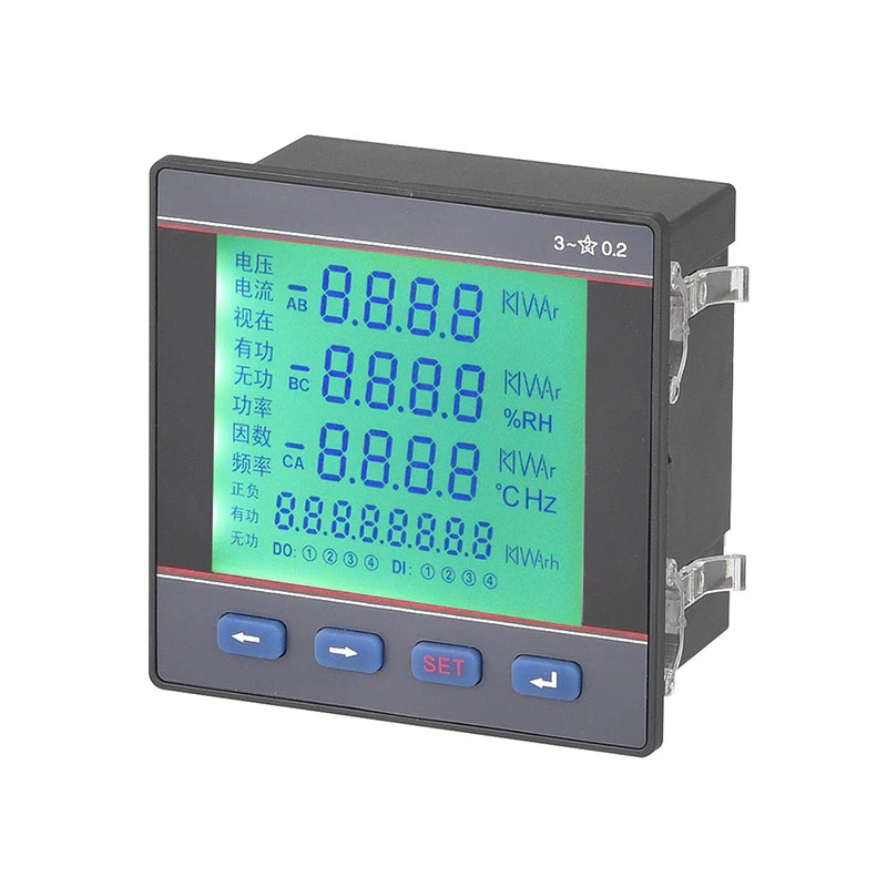 High performance 3-phase current voltage multifunction meter intelligent Integrated digital tube meter