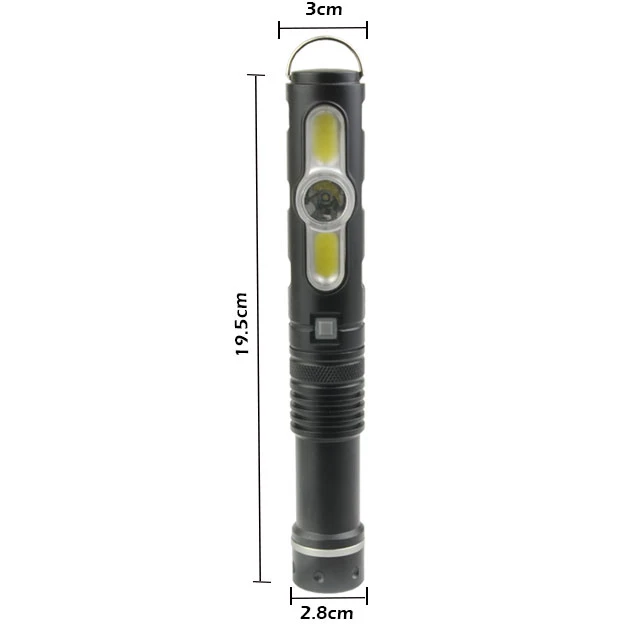 High Power Portable COB Led Work Light Dry Battery Magnet Torch Working Lamp