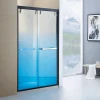 High Quality 2 panel sliding ansi collapsible shower door