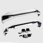 High quality body kit for 2018 Toyota Prado car retrofits front and rear bumper retrofits