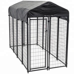 High quality cheap hot sale durable and anti-rust galvanized large outdoor folding dog cages/kennels