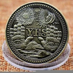 High quality custom Antique bronze metal YES-NO coins, Yes or No challenge souvenirs coin