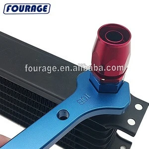 High Quality Different AN Size End Replaceable Aluminum Anodized Clip in Header Socket AN Wrench Set