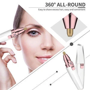 High Quality Electric Multi-Function Portable Electric Eyebrow Trimmer Lady Battery Operated