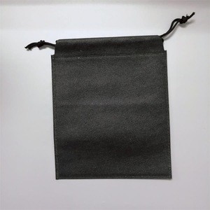 High quality factory price custom logo fabric draw string non woven bag