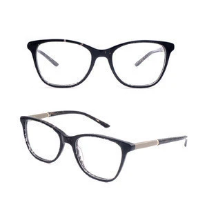 High Quality Fashionable Flexible Temple Acetate Eyeglasses Optical Frame