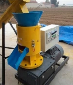 High Quality flat die wood pellet mill and animal feed pellet machine with CE certification