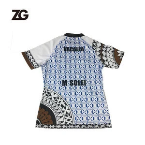 High Quality Imported Ink Machine Sublimation Printing Rugby Shirt Match Wear