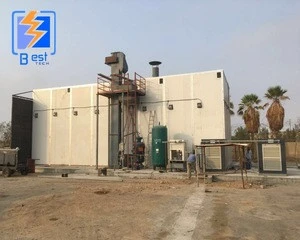 High quality Indoor air sand blasting cabinet/shot blasting room for auto spare parts