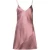 Import High Quality Lady Sexy Mini Slip Light Pink Silk Sleeveless Dress from China