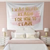 High Quality Personalized Custom Digital Printing Hanging Wall Tapestry
