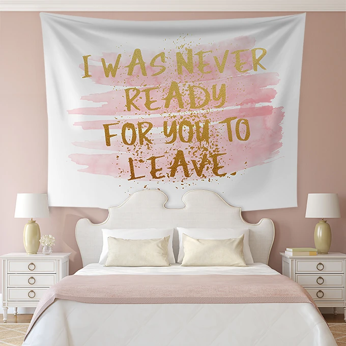 High Quality Personalized Custom Digital Printing Hanging Wall Tapestry