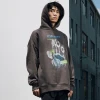 High Quality Popular Silk Screen Printed Autumn And Winter Heavy Cotton Fleece Pullover Casual Hoodies For Men